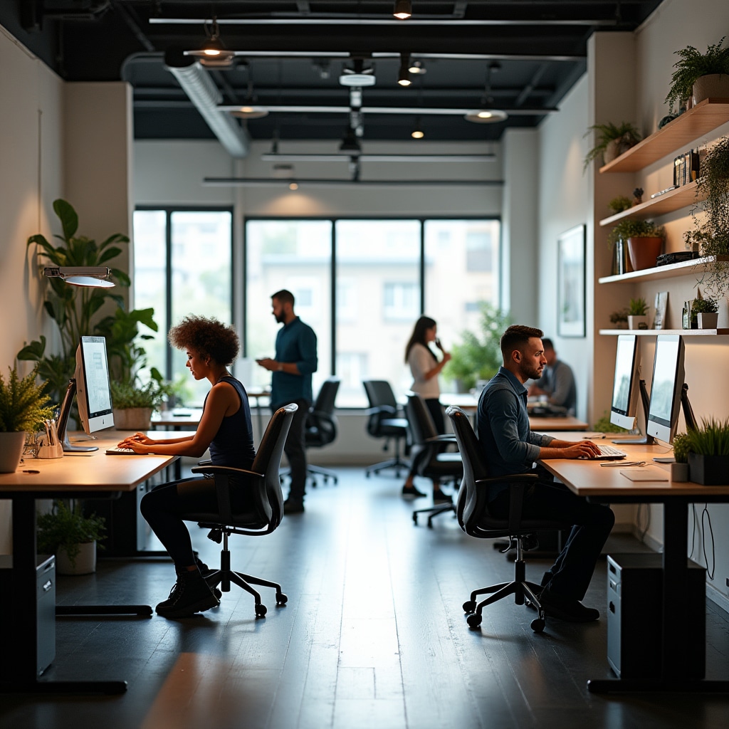 Echipa ZQuietRidge la birou